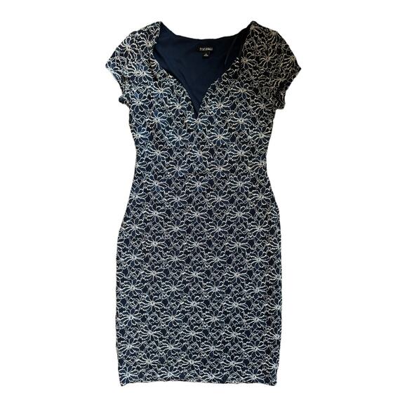 Roz & Ali Dresses & Skirts - Roz & Ali | Women's Blue Sleeveless Dress | Size 8 | NWT | 0963